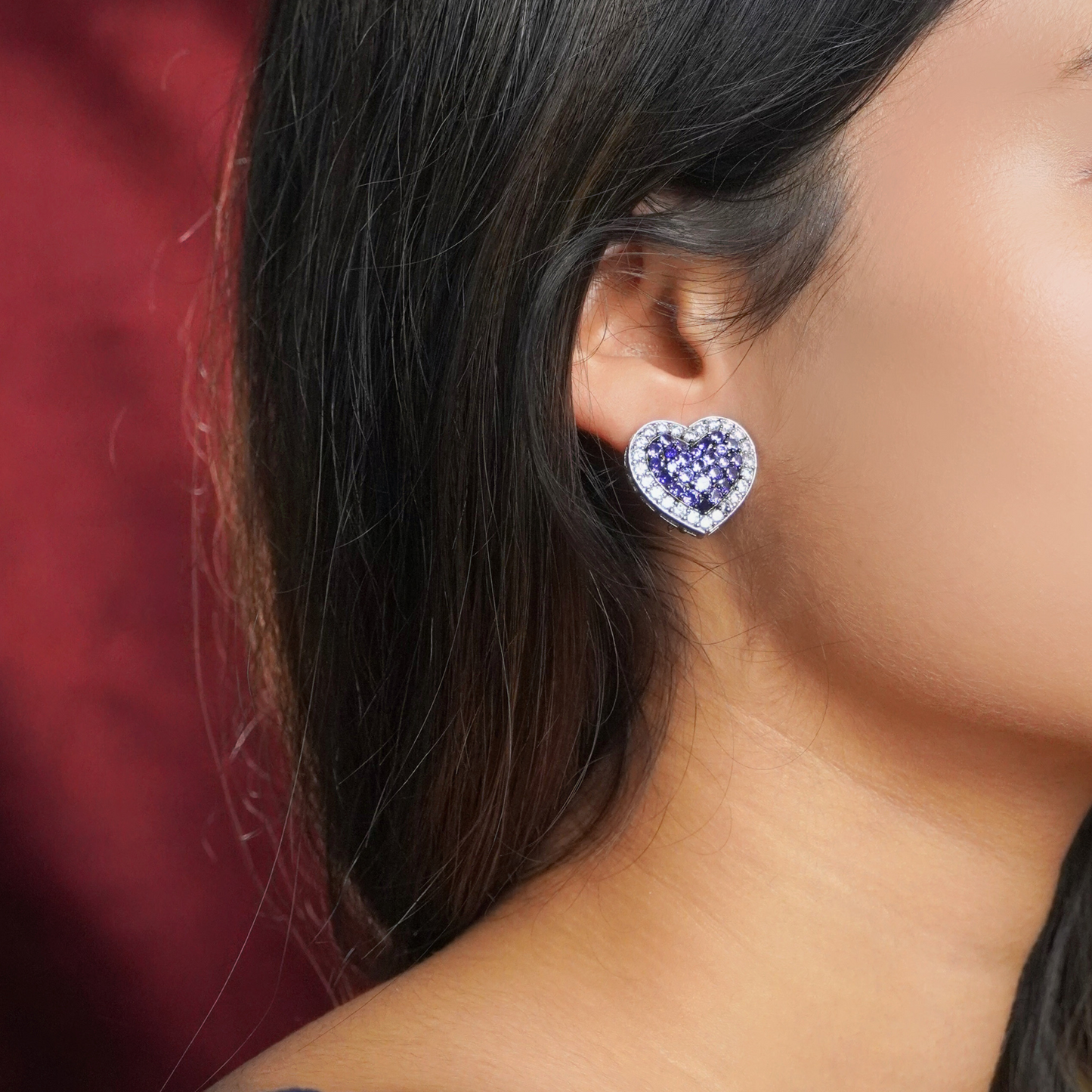 Violet Valentine Earrings