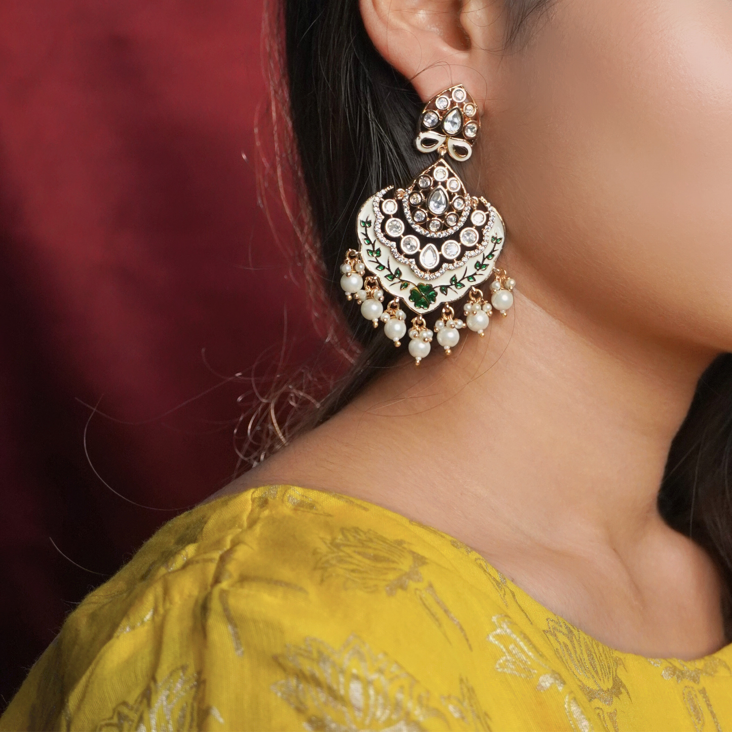 Meenakari Brijbala Earrings