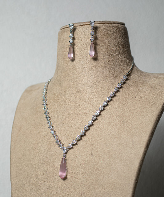 Viviana Pink Necklace Set