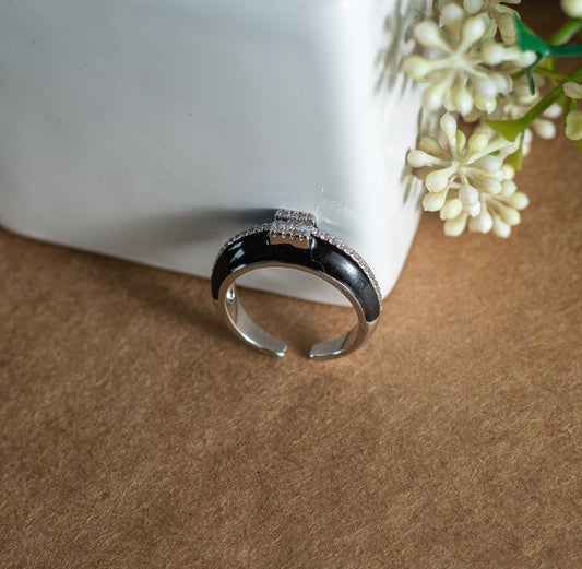 Maya Black Ring