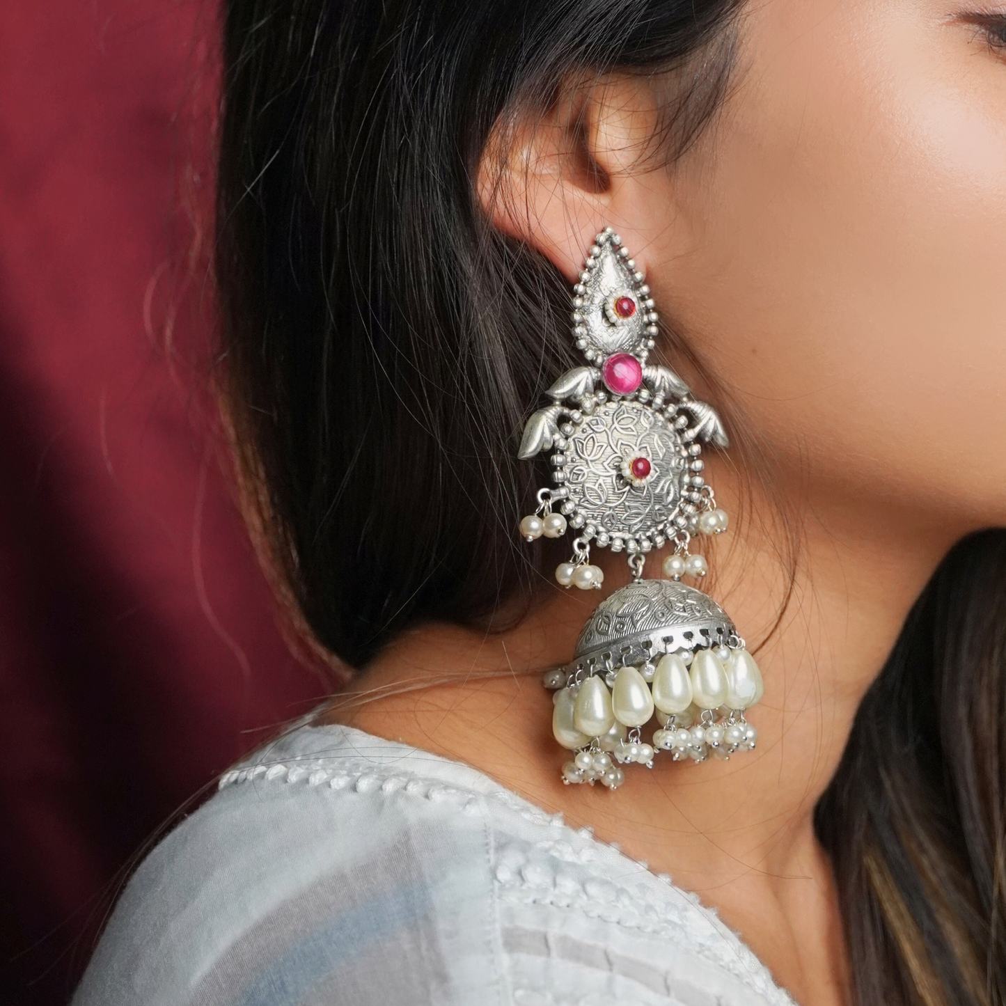 Virajmani Antique Fusion Earrings