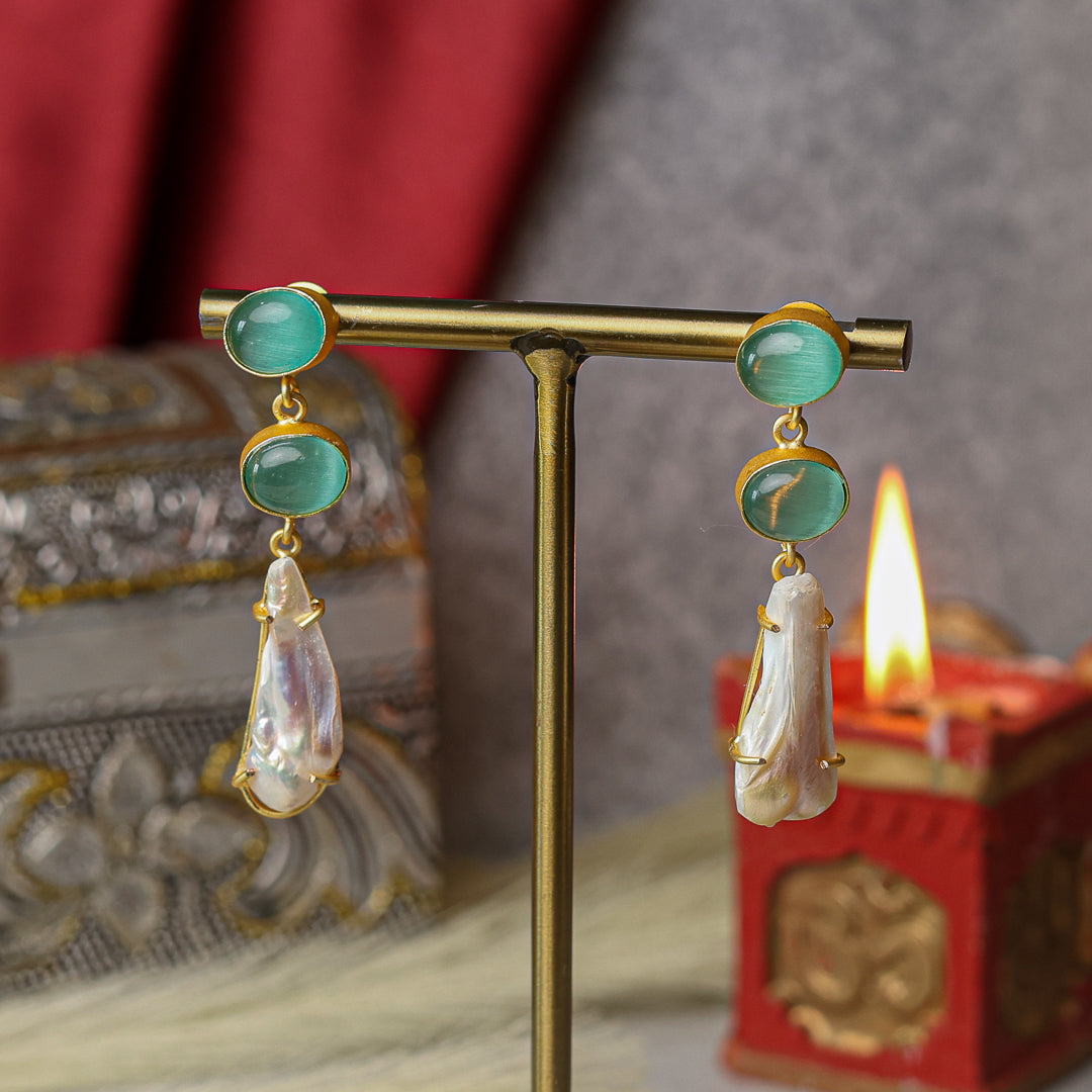 Lustrous Drop Earring