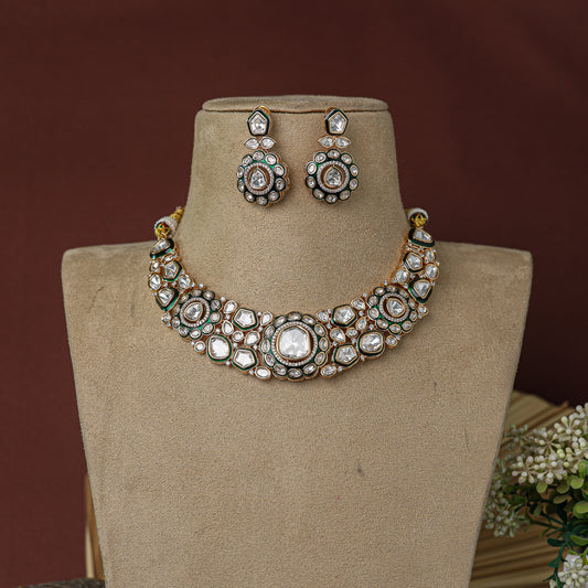 Polki Padmavati Necklace Set