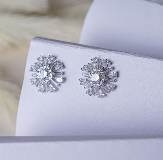 Elora Silver Studs