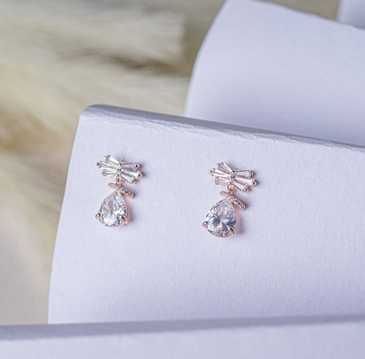 Solara Rose-Gold Earrings