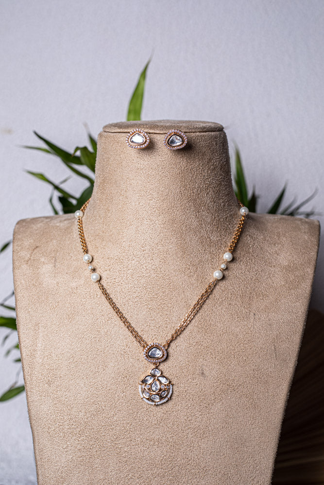 Syrina Moissanite Necklace Set