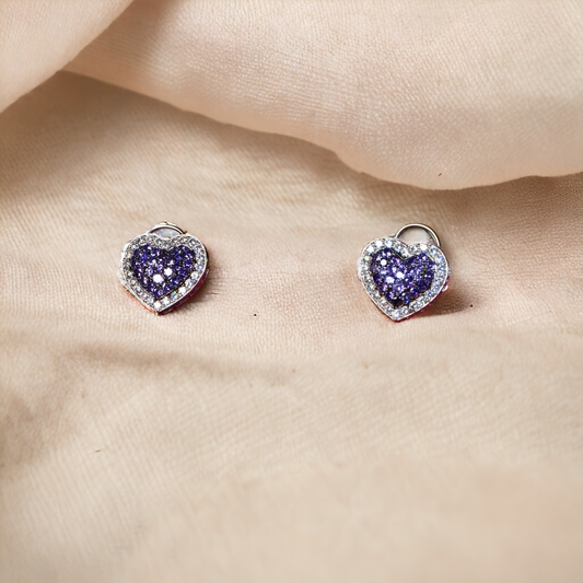 Violet Valentine Earrings