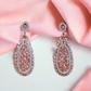 Teardrop Zircon Cocktail Earrings